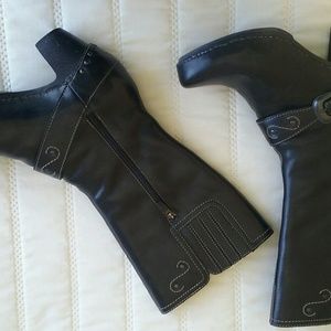 Dansko black leather boots